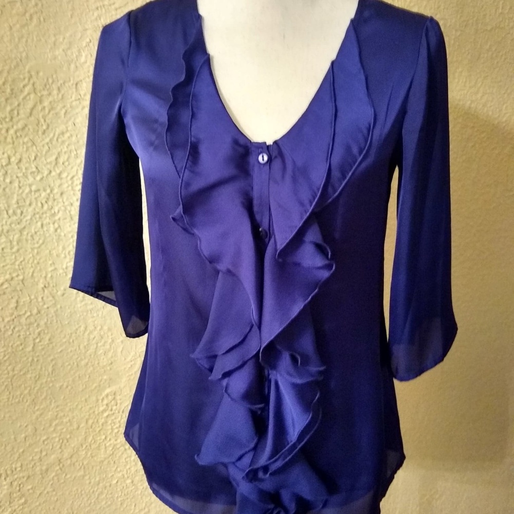 D.Rodriguez Royal blue vintage top